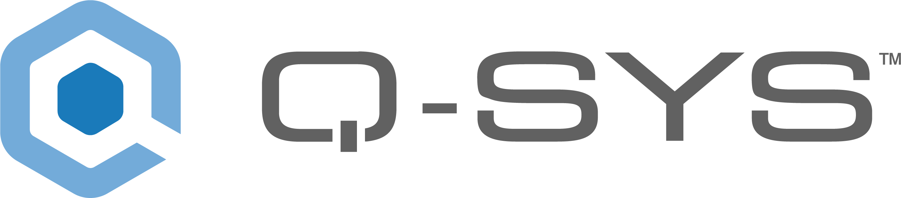 Q-SYS logo.